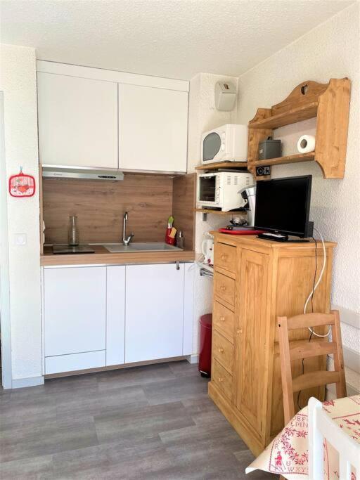 Charmant Studio + Jardin Vue Pistes Et Local Velo Praz-sur-Arly Ngoại thất bức ảnh