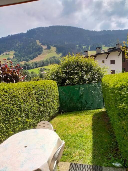 Charmant Studio + Jardin Vue Pistes Et Local Velo Praz-sur-Arly Ngoại thất bức ảnh